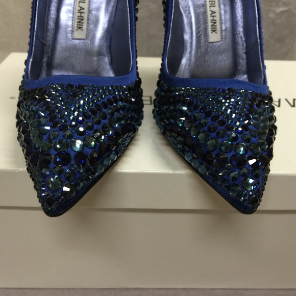 NIB Manolo Blahnik BB Crystal 105mm Pump, 35/5 - Picture 2 of 7